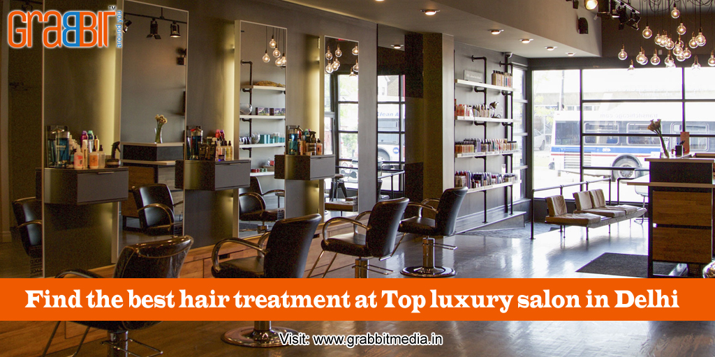 Find the best hair treatment at Top luxury salon in Delhi.