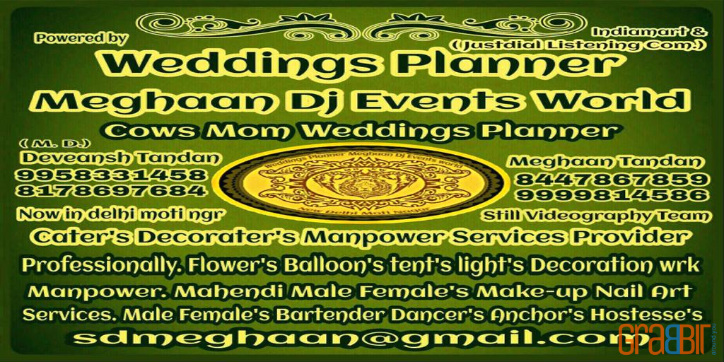 Weddings Planner Meghaan DJ Events World